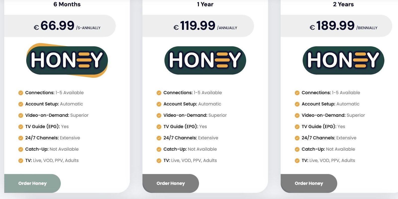 Honey Bee IPTV Review: Over 20K Channels for $15/Month 7 Premium Pricing